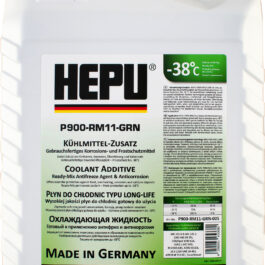 Антифриз HEPU READY MIX GREEN -38°C (Каністра 5л)