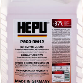 Антифриз HEPU G12 READY MIX RED-37C (Каністра 5л)